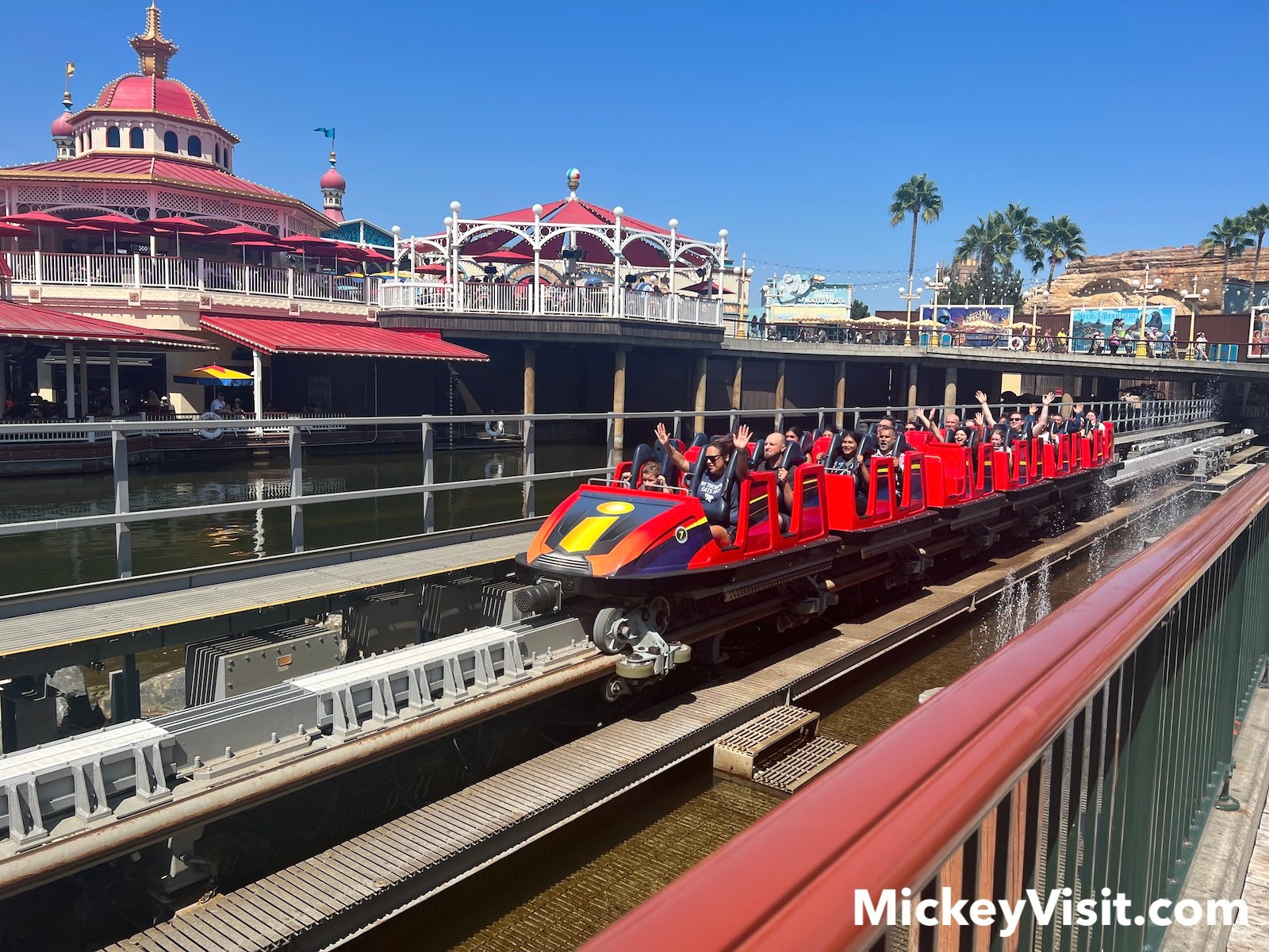 Incredicoaster roller coaster launch