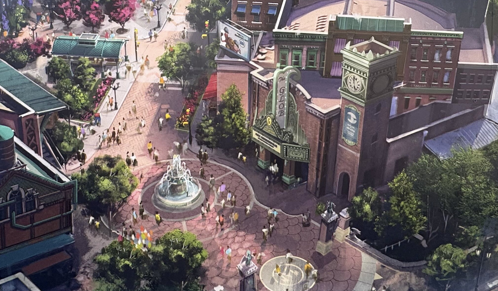 Monsters Inc. land new concept art changes