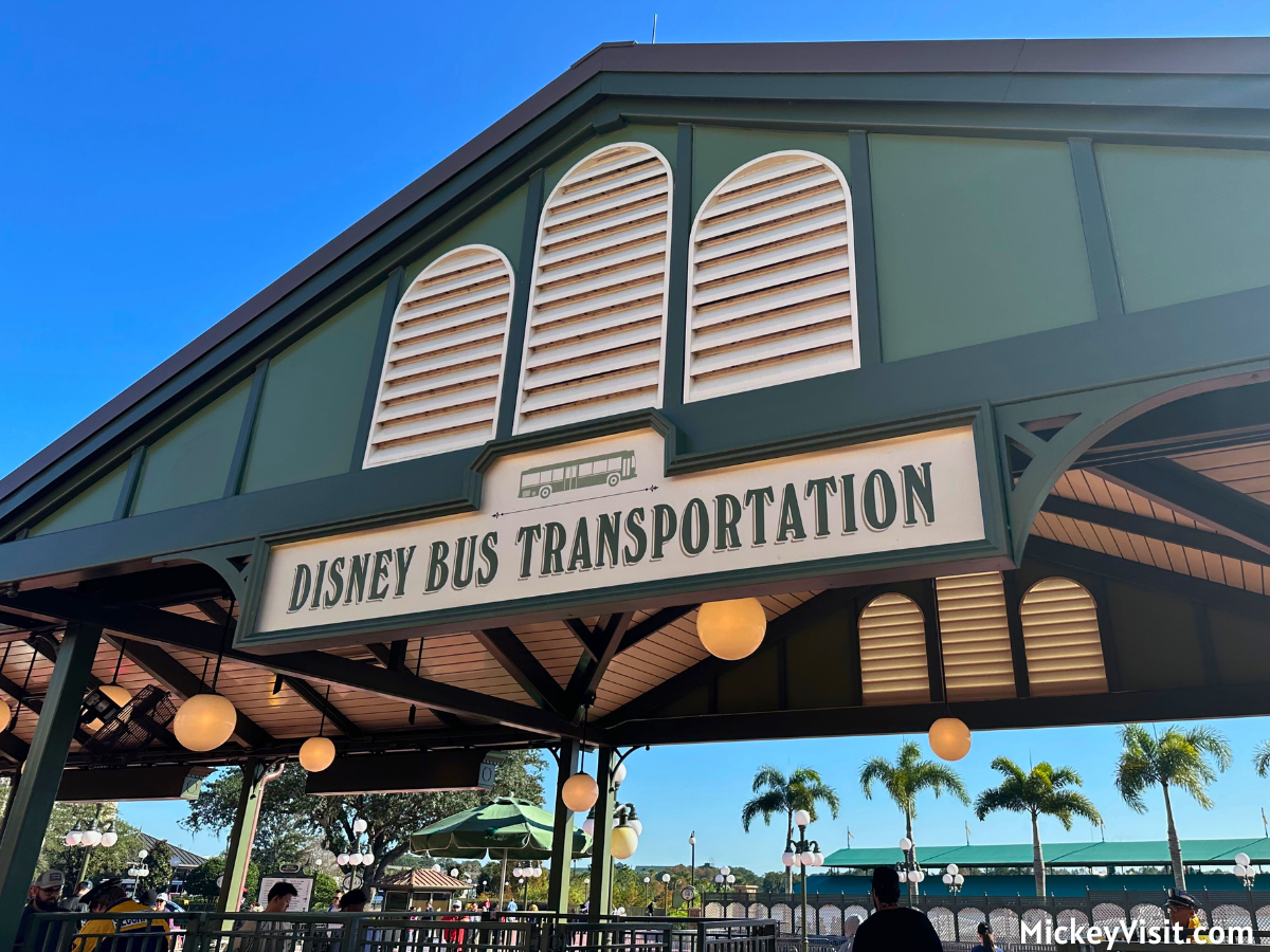 Walt Disney World bus stop