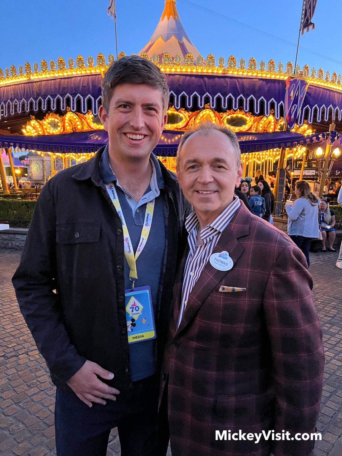 disneyland fantasyland event with thomas mazloum