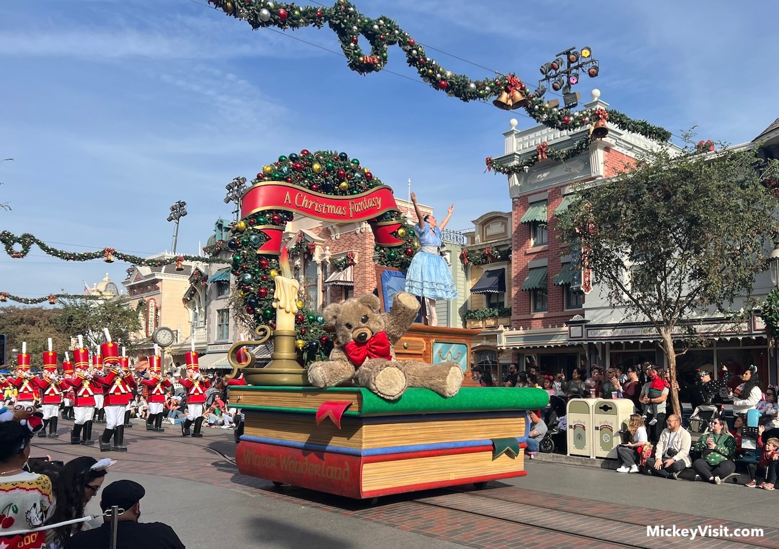 A Christmas Fantasy parade Disneyland