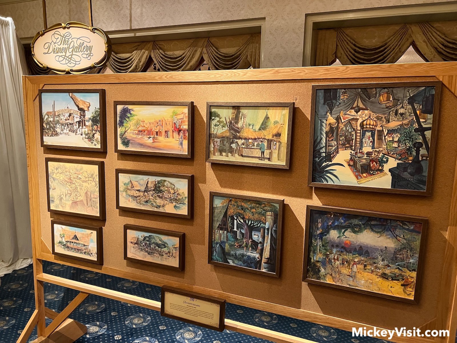 Adventureland Main Street Opera House exhibit