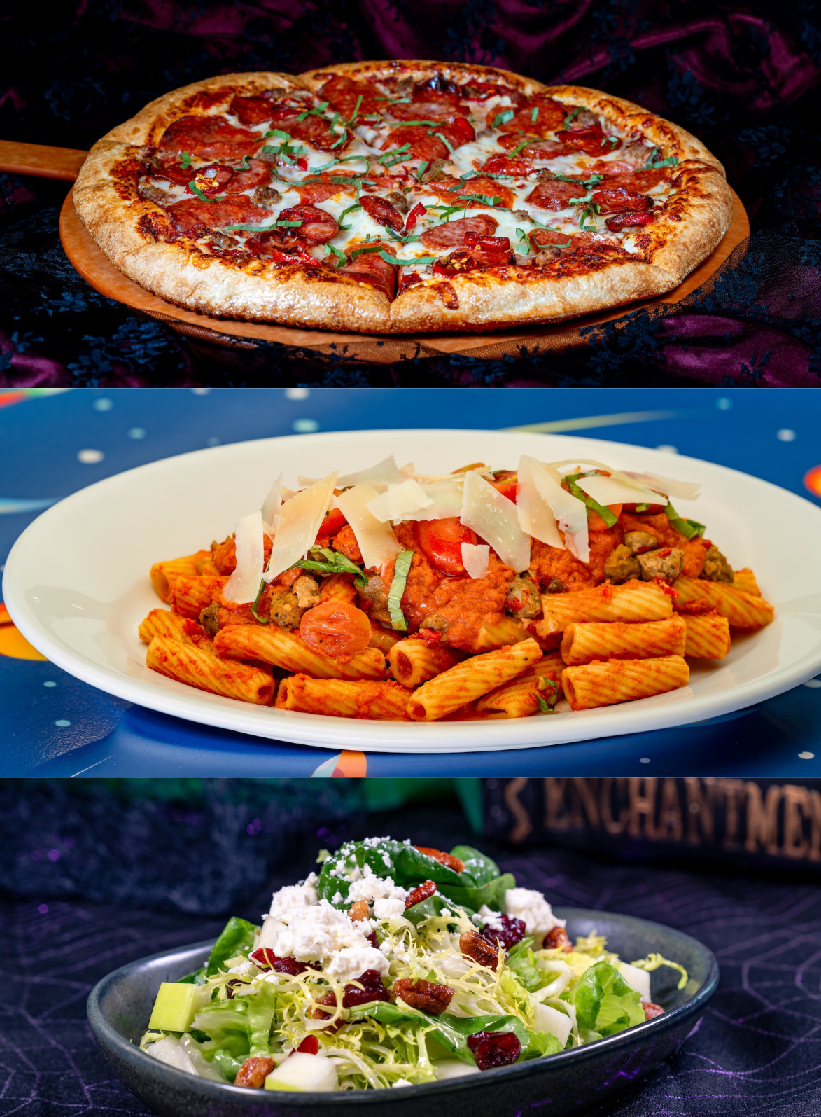 Alien Pizza Planet Halloween foods Disneyland