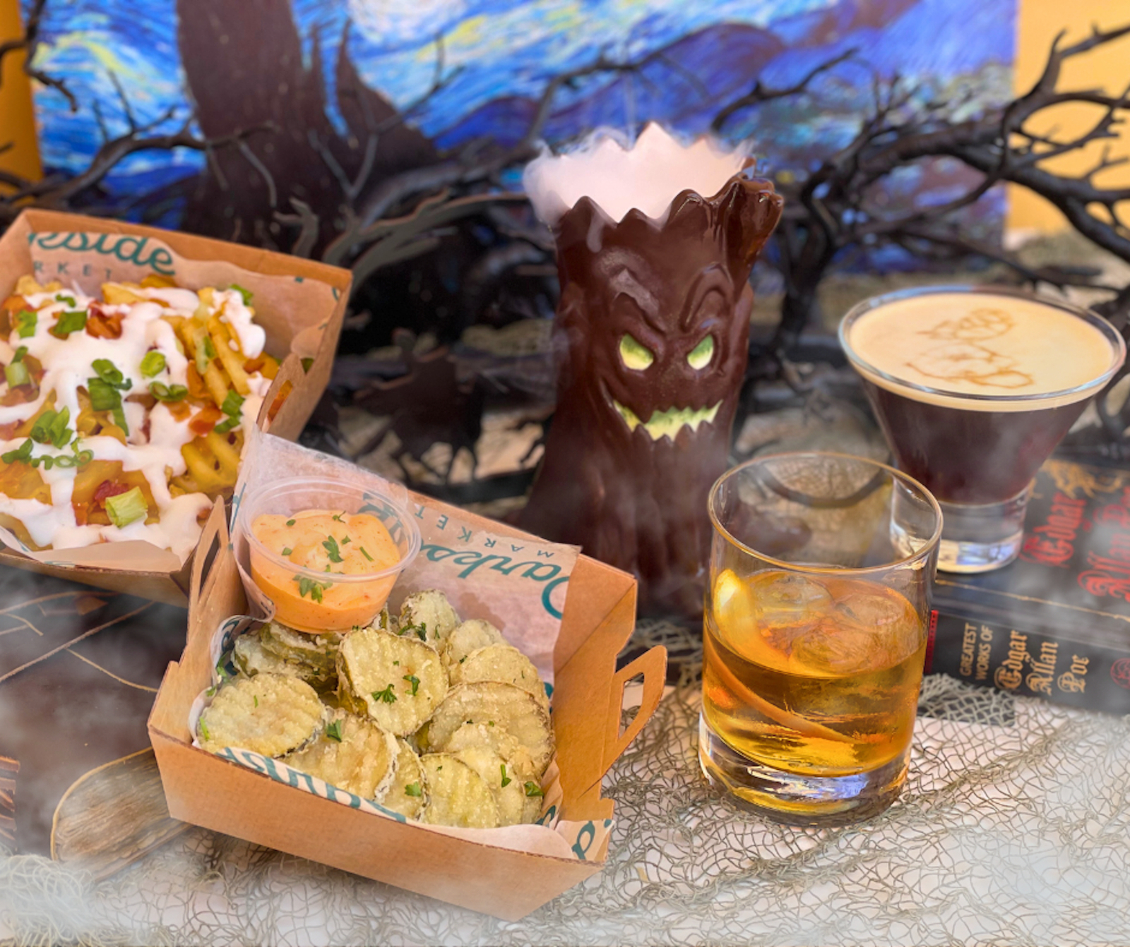 Downtown Disney Parkside Market Halloween foods