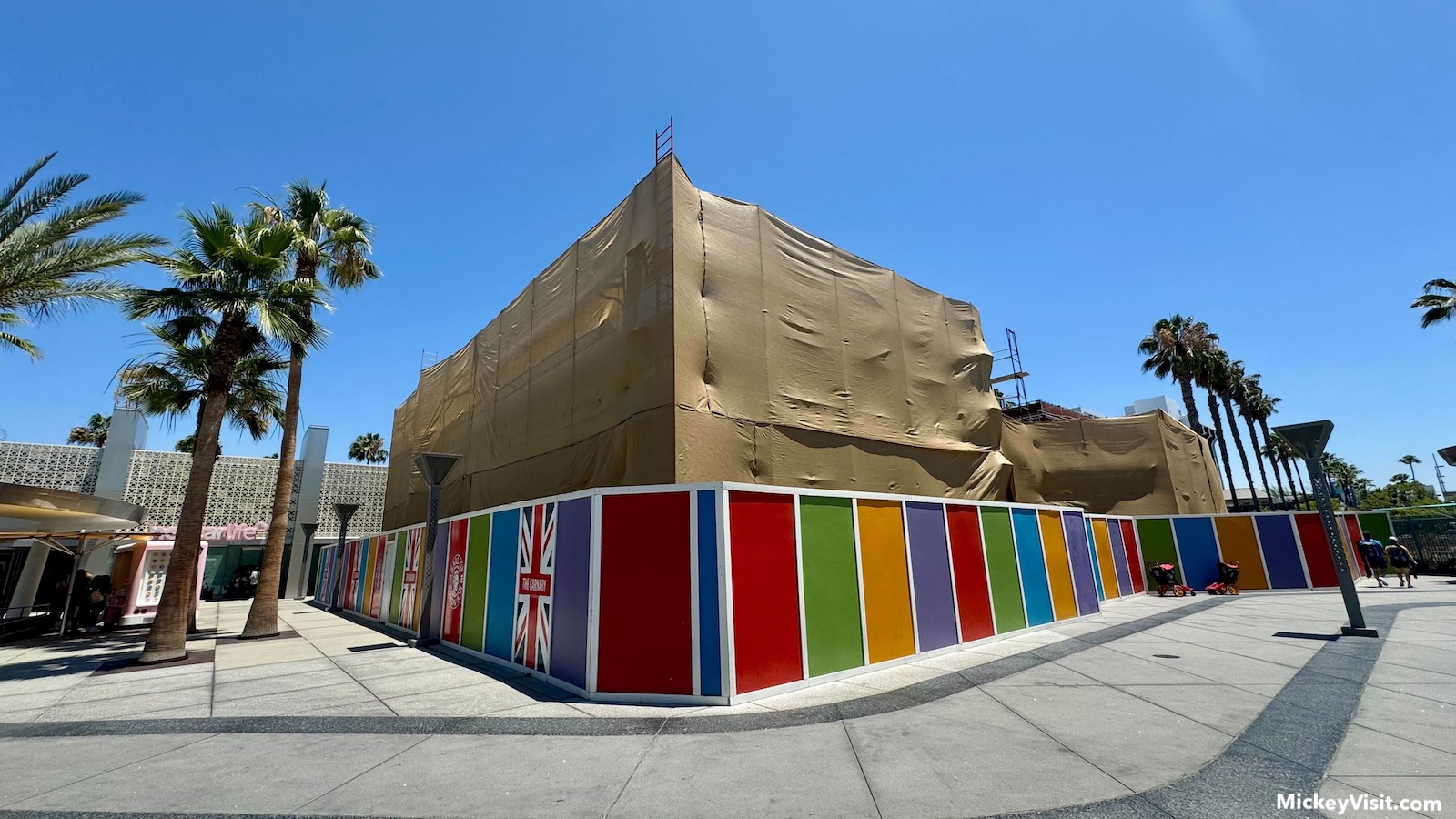 Earl of Sandwich construction in Downtown Disney