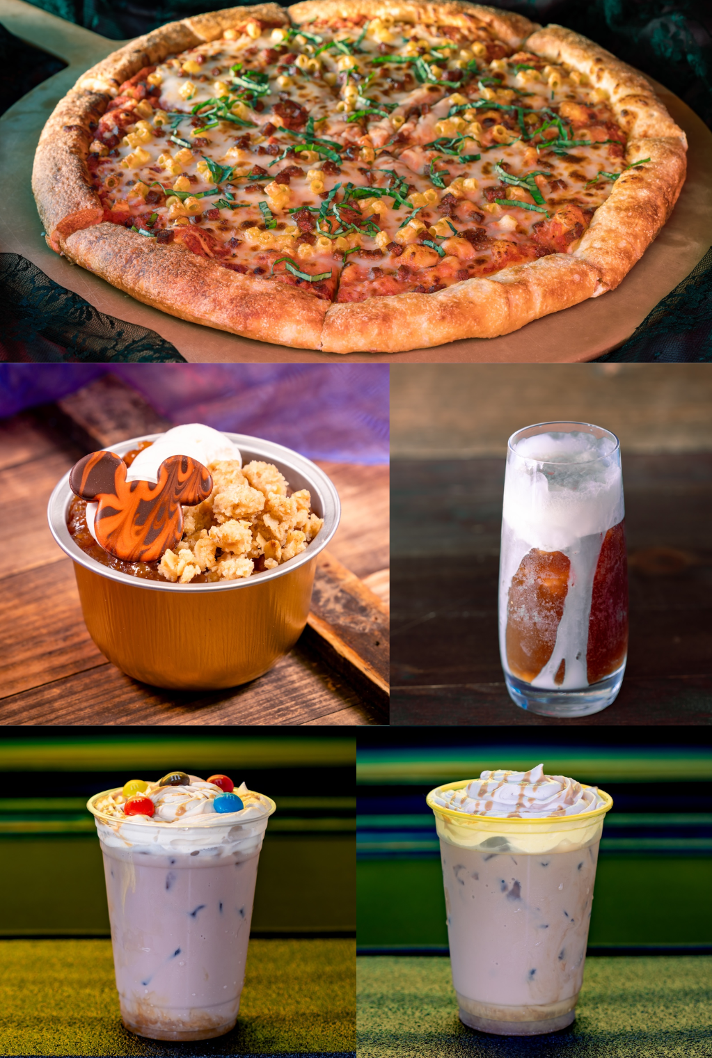 Disneyland Halloween foods and coffees