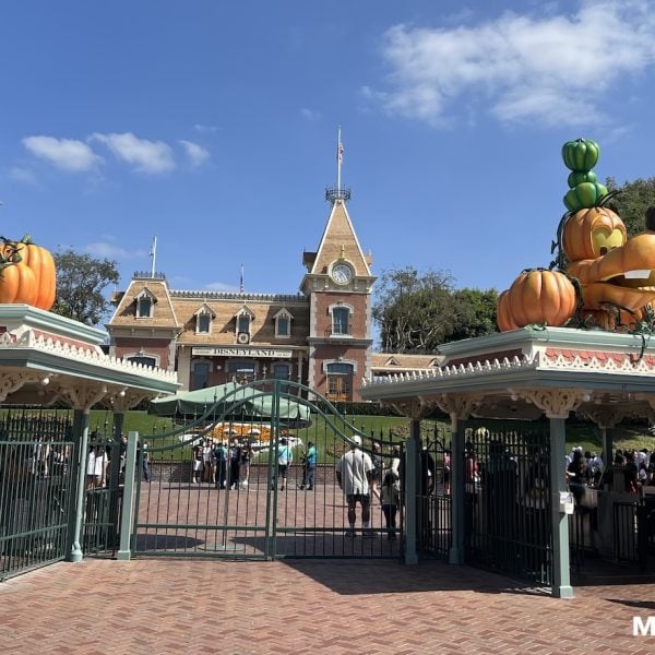 disneyland halloween entrance gate