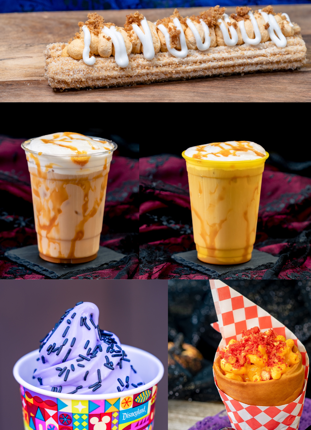Cozy Cone Motel Halloween foods and drinks