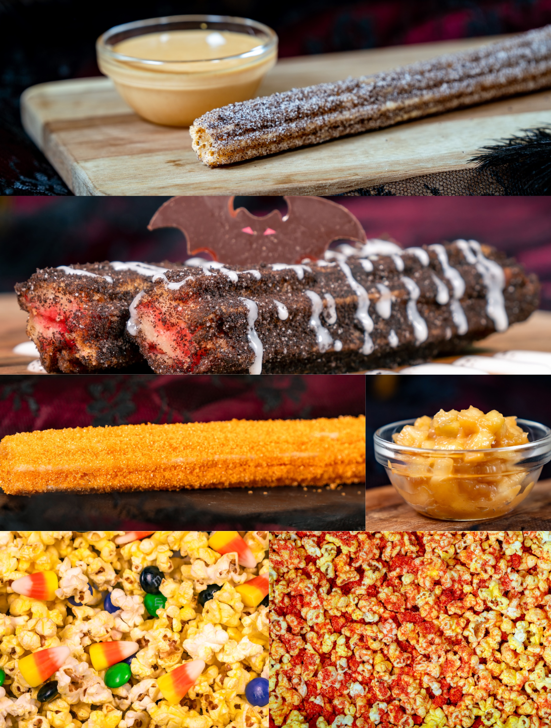 Disneyland Halloween churros and popcorn