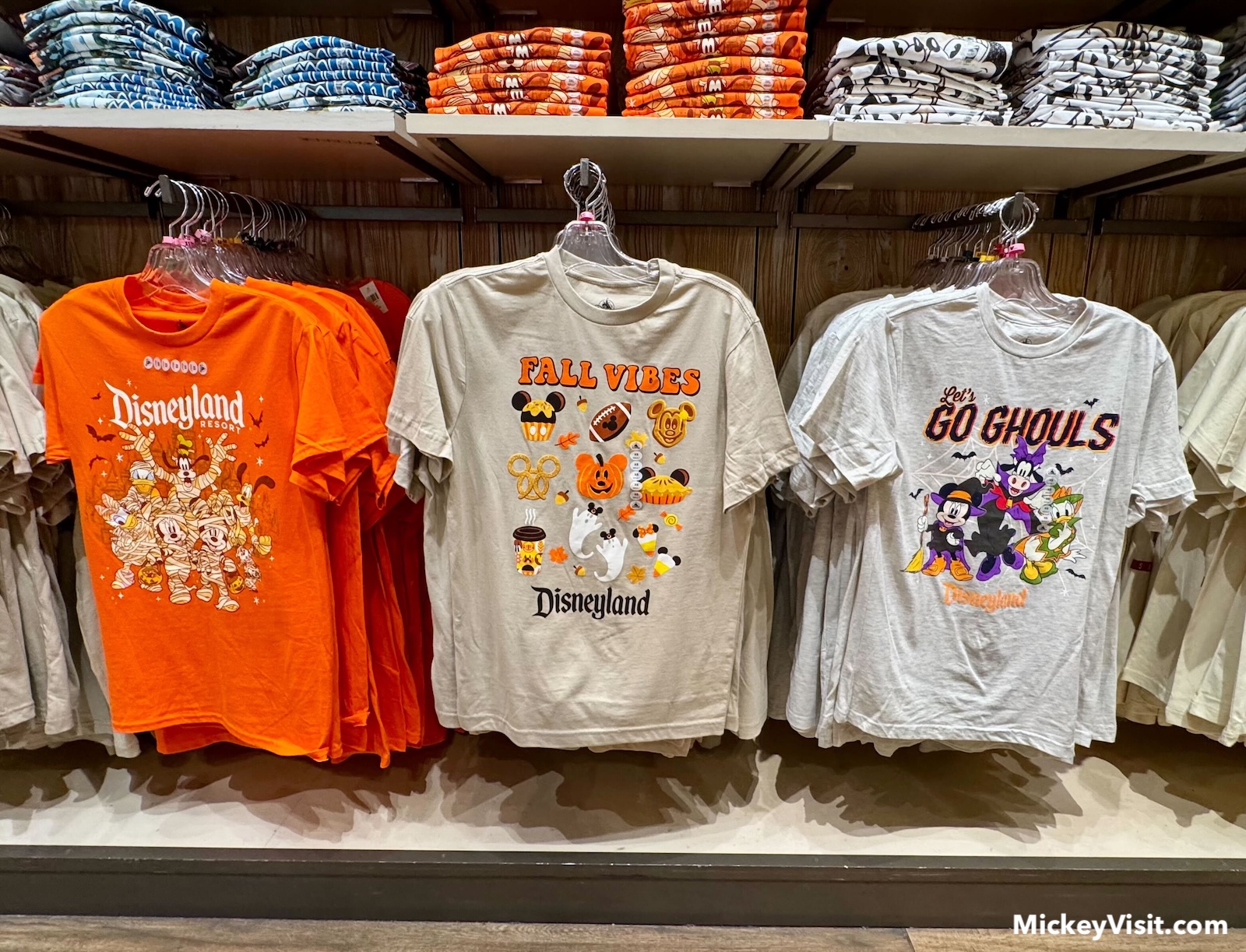 Disneyland t-shirts World of Disney