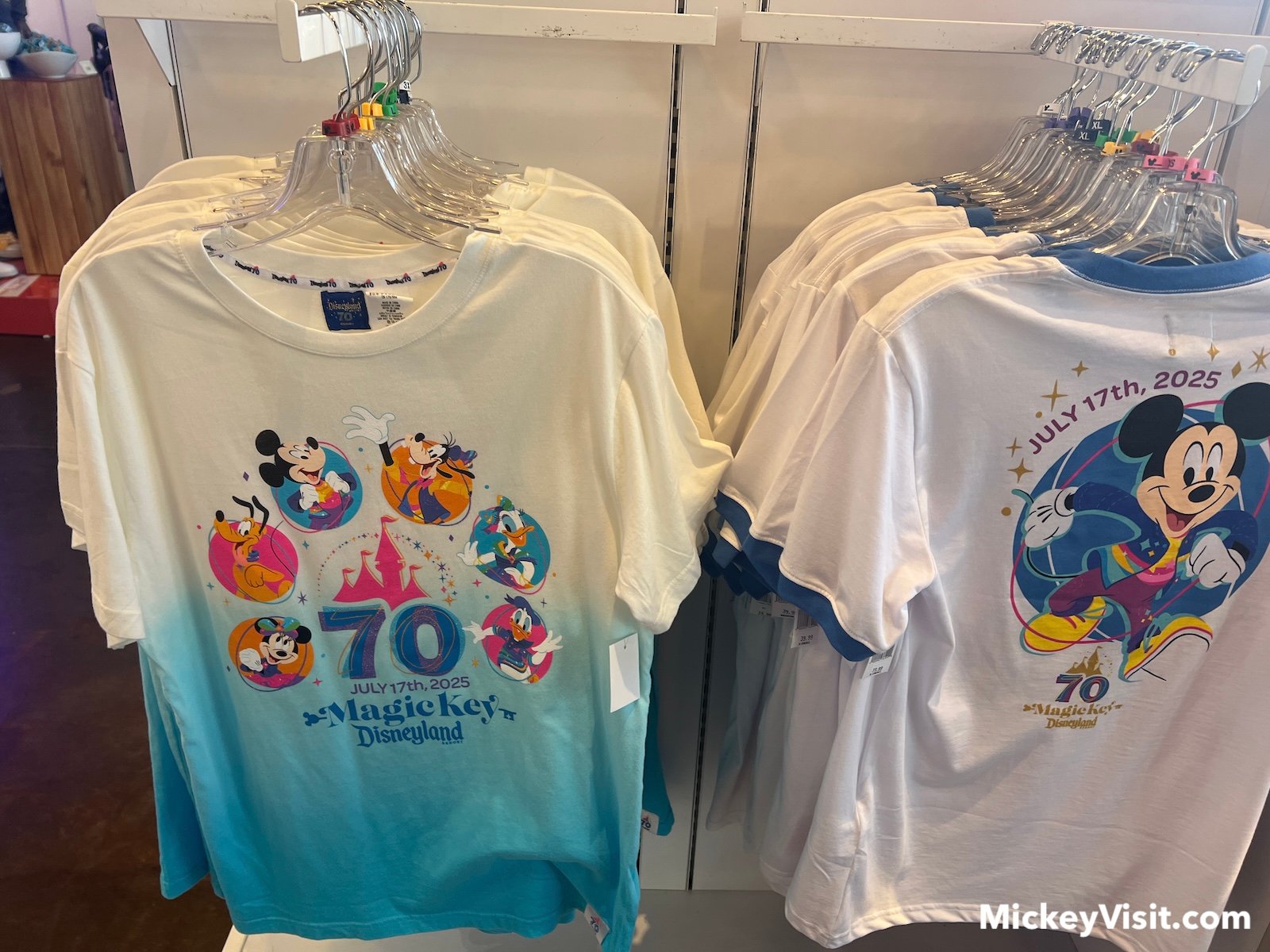 Disneyland Magic Key day-of shirts