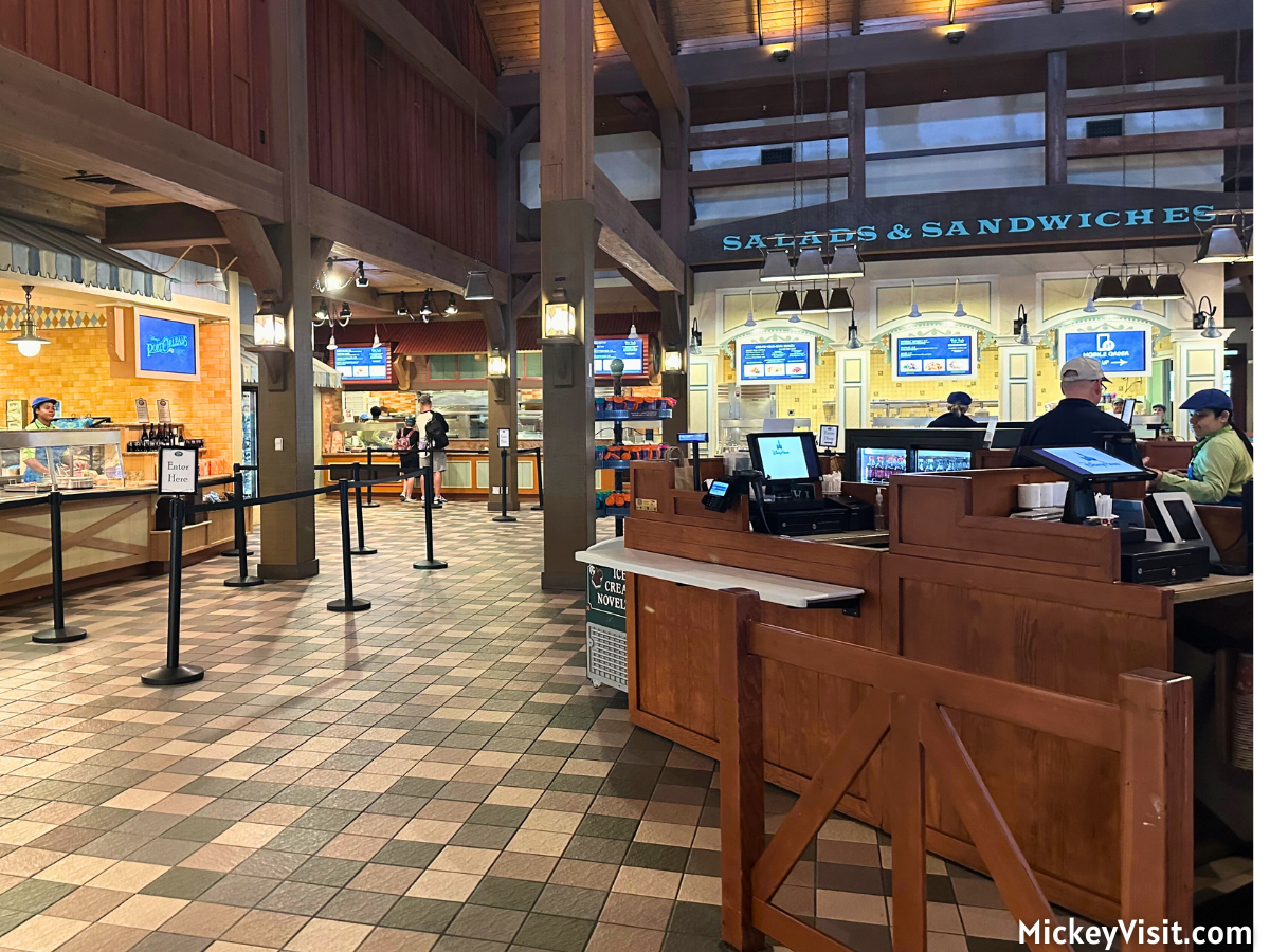 Disney's Port Orleans Resort - Riverside food court