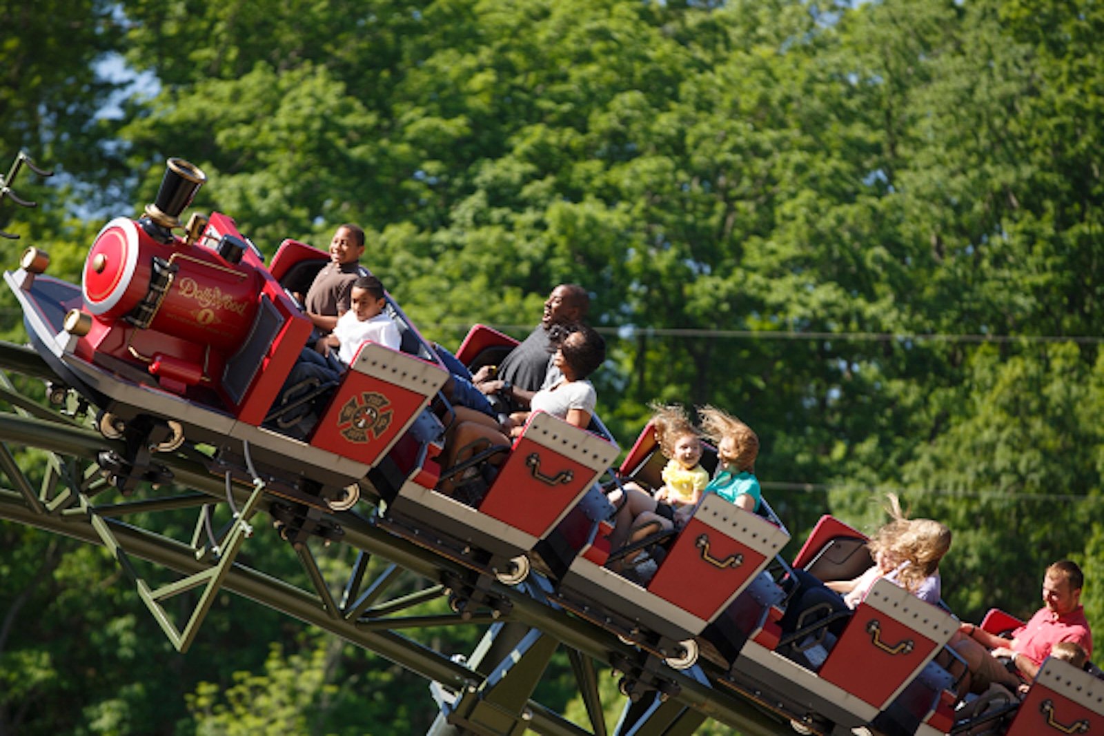Dollywood theme park coaster