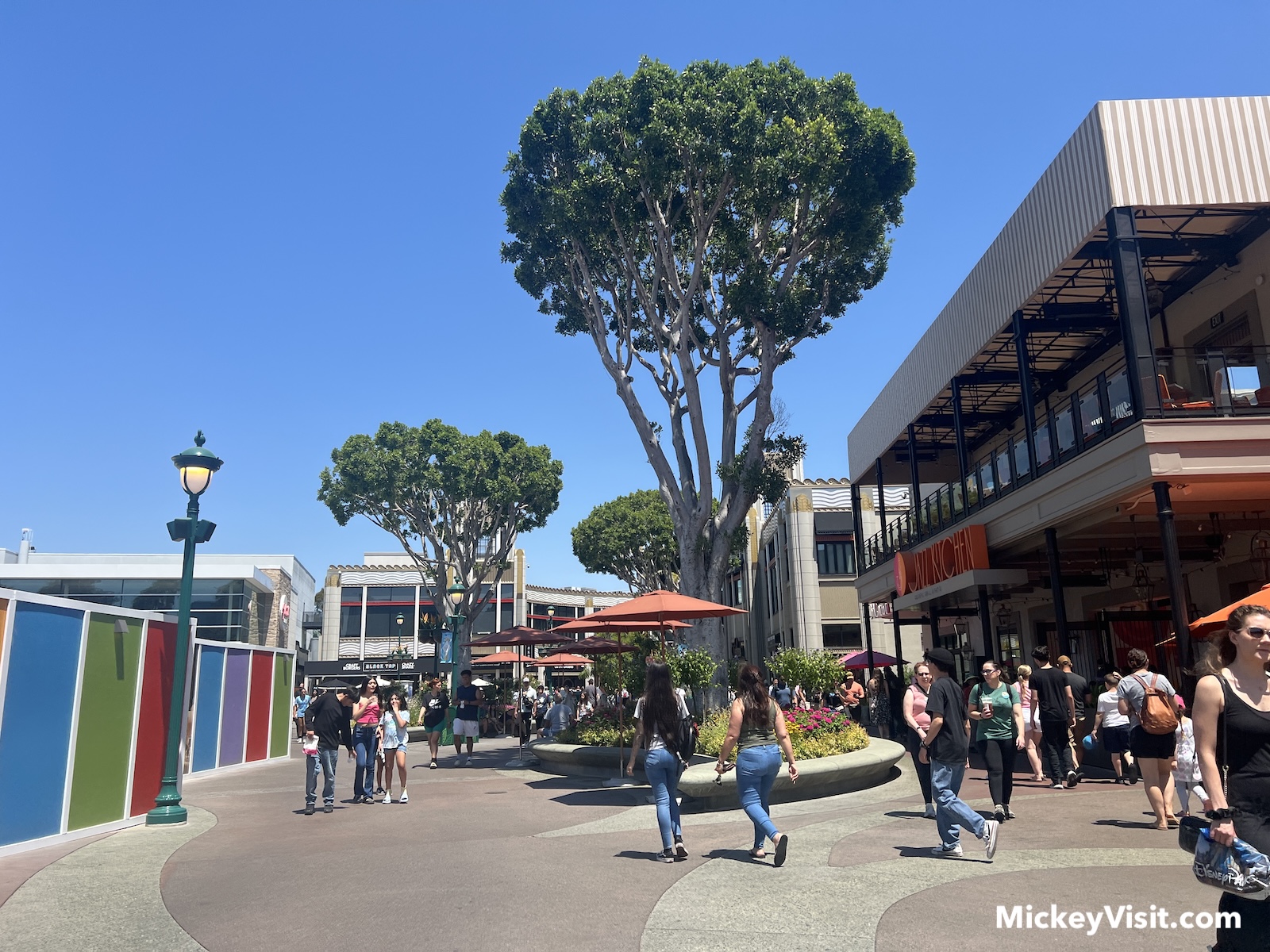 Downtown Disney outside of Jazz Kitchen