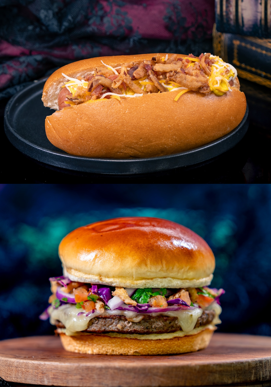 Disneyland Halloween Galactic Grill foods
