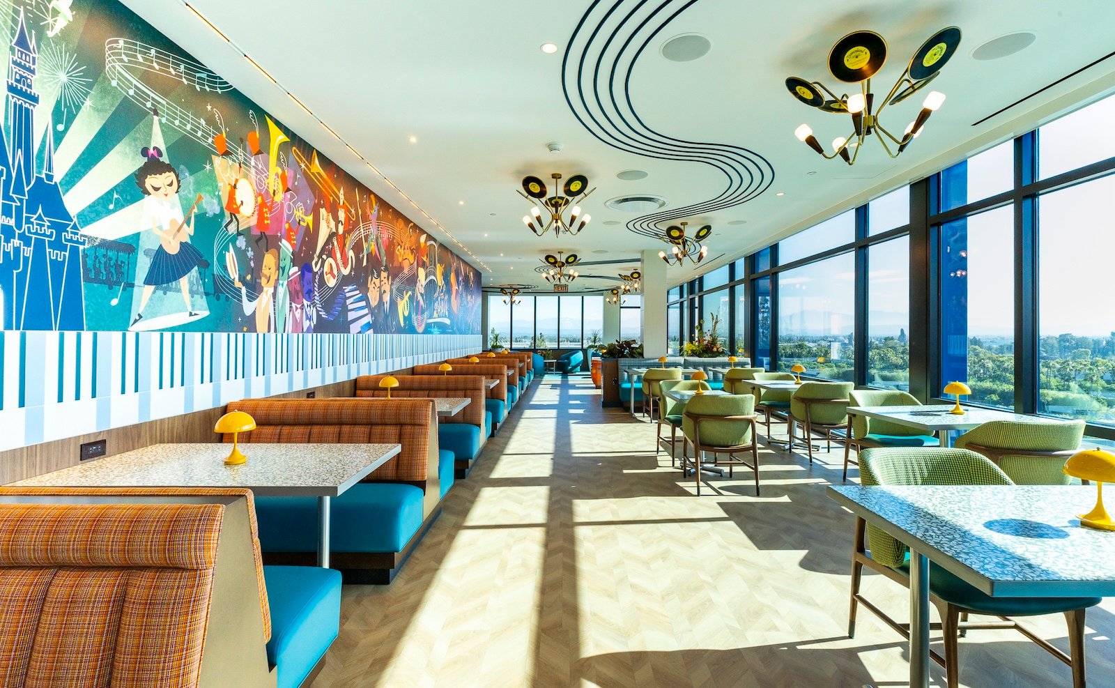 High Key Club concierge lounge at Disneyland Hotel 