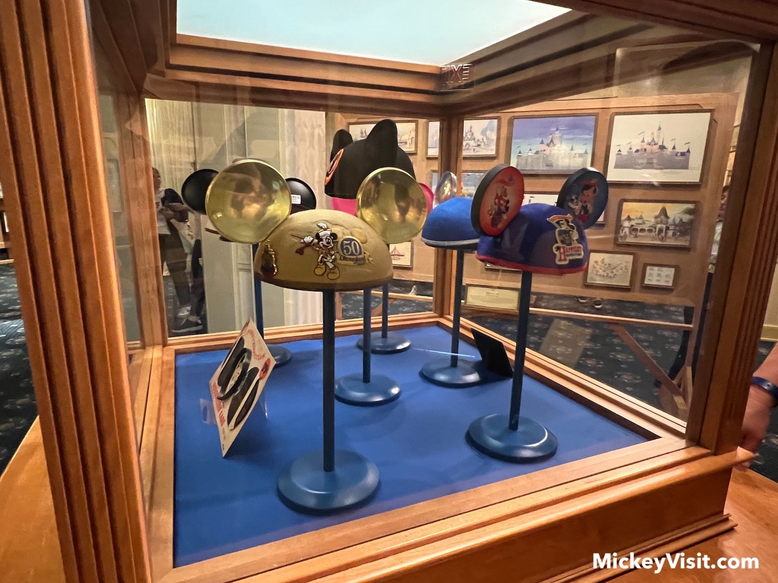 Mickey ears display in “Evolution of a Dream.”
