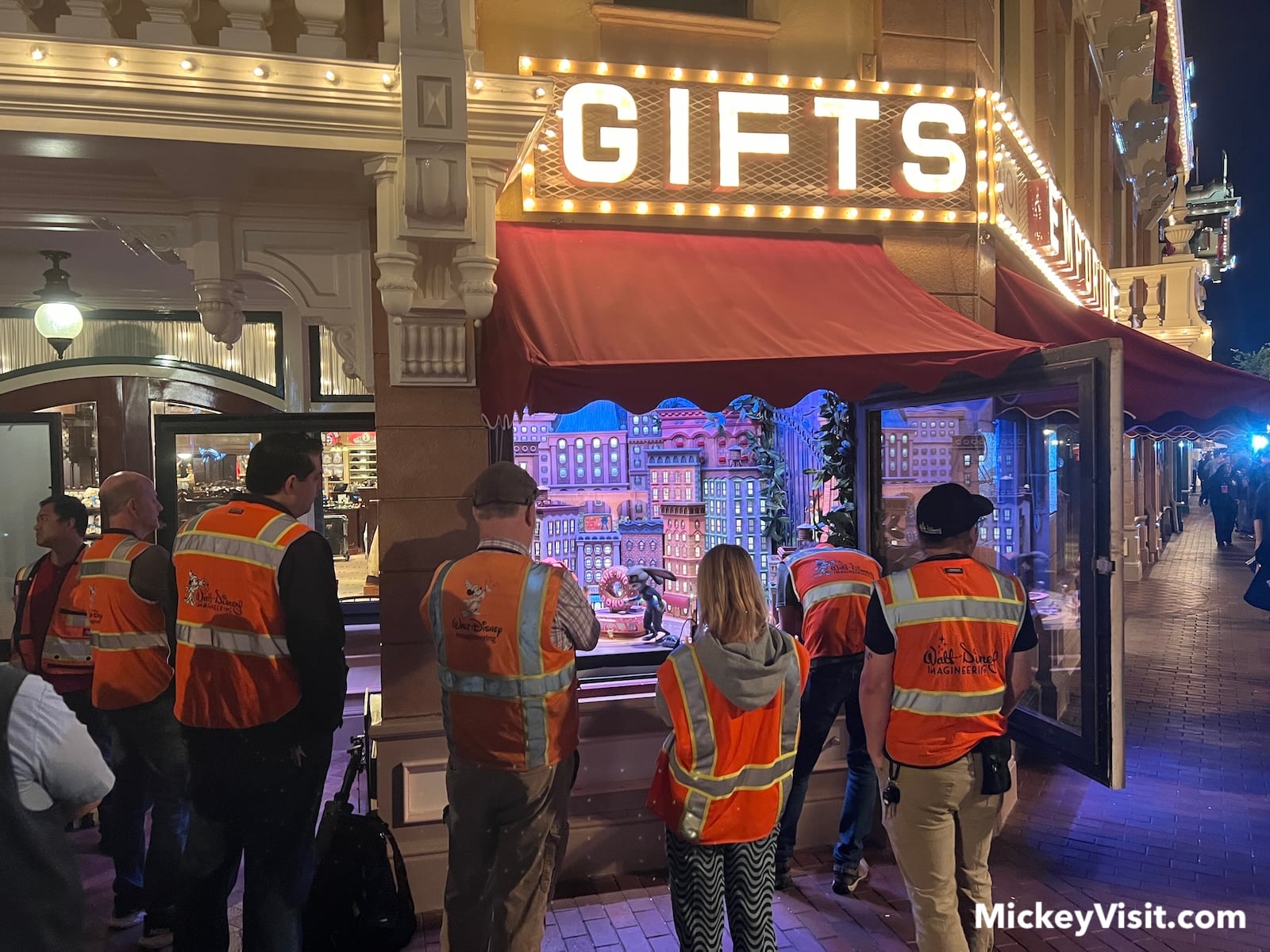 Zootopia window Disneyland