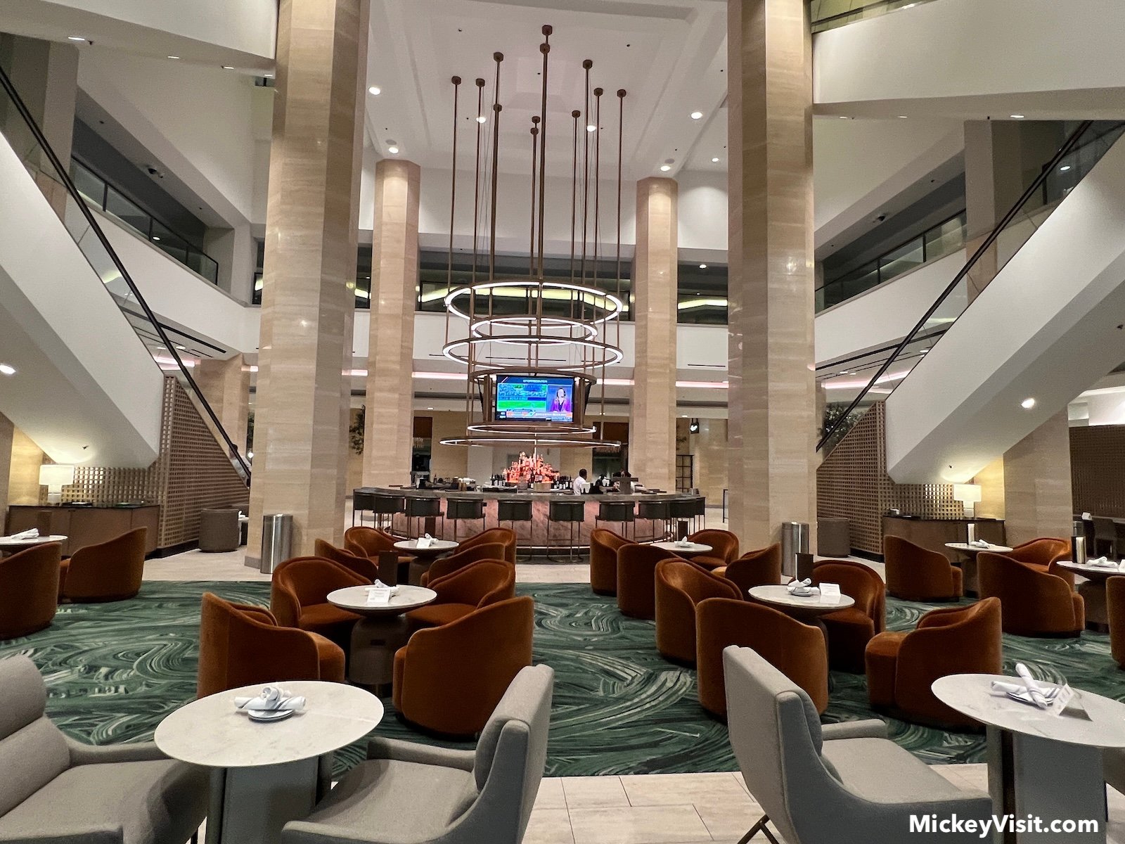 Poppy's Lounge Hilton Anaheim renovation 