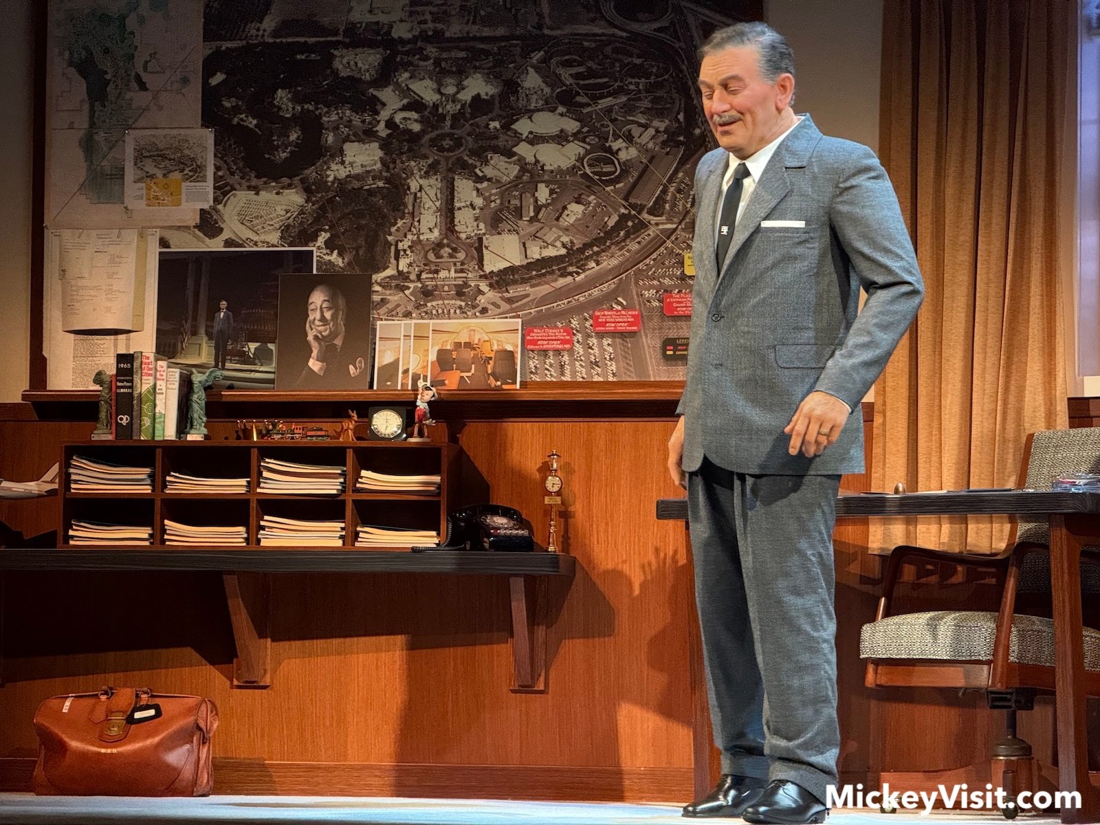 Audio-Animatronics figure of Walt Disney
