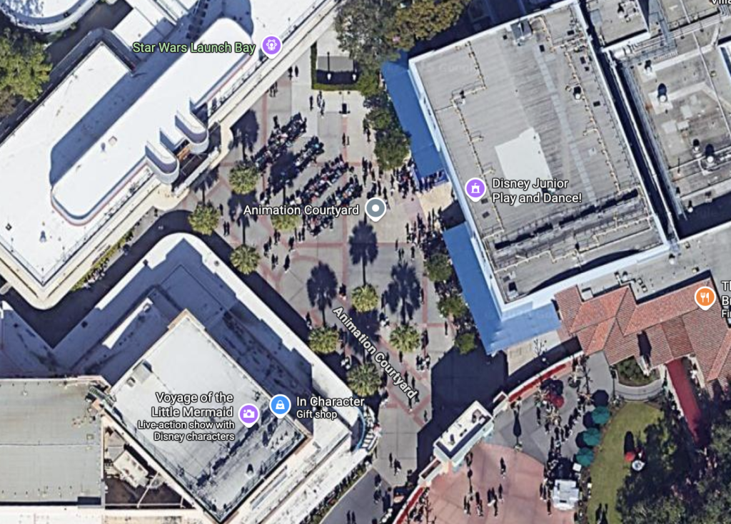 animation courtyard at disneys hollywood studios