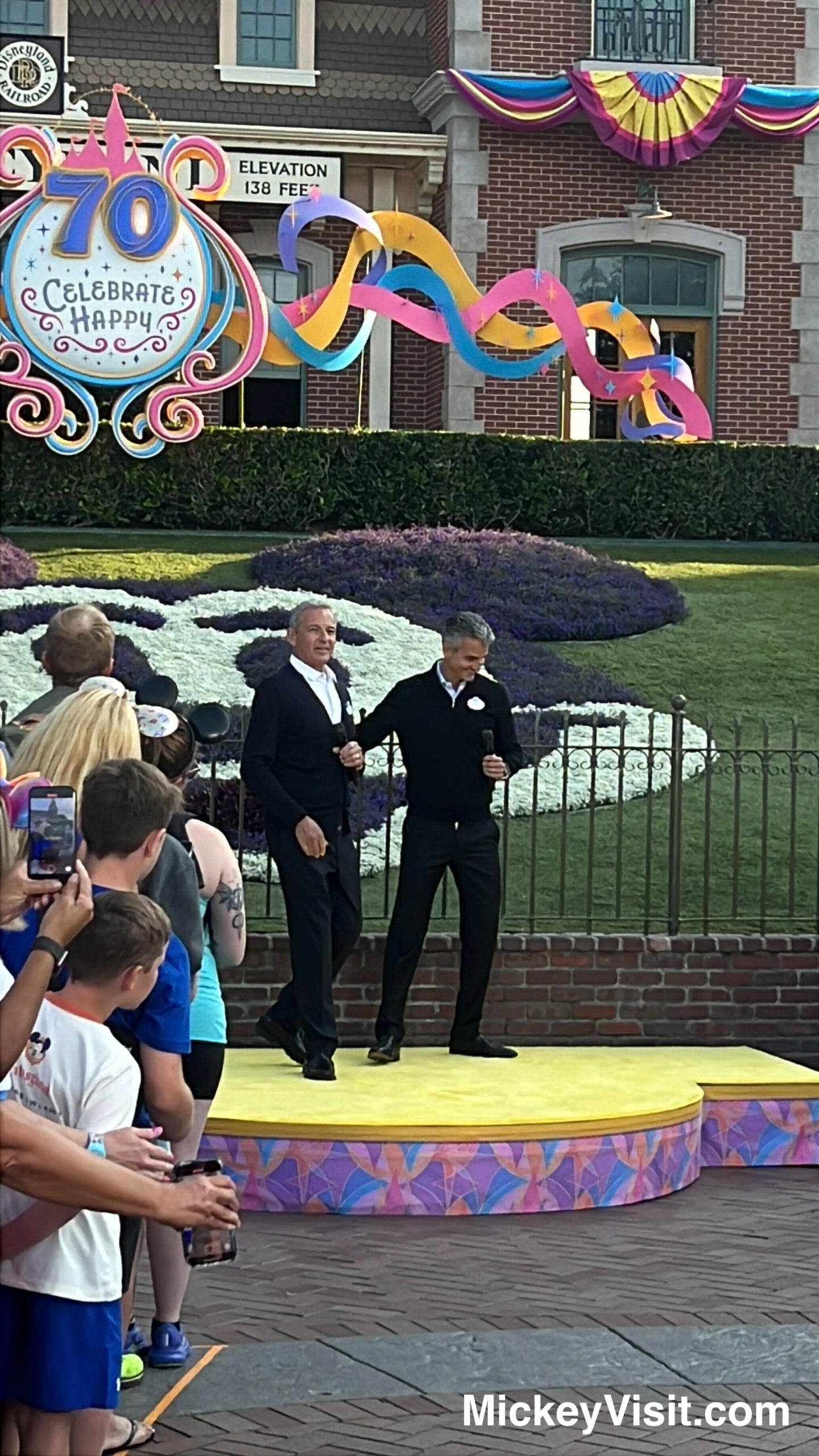 Disneyland Bob Iger and Josh DAmaro