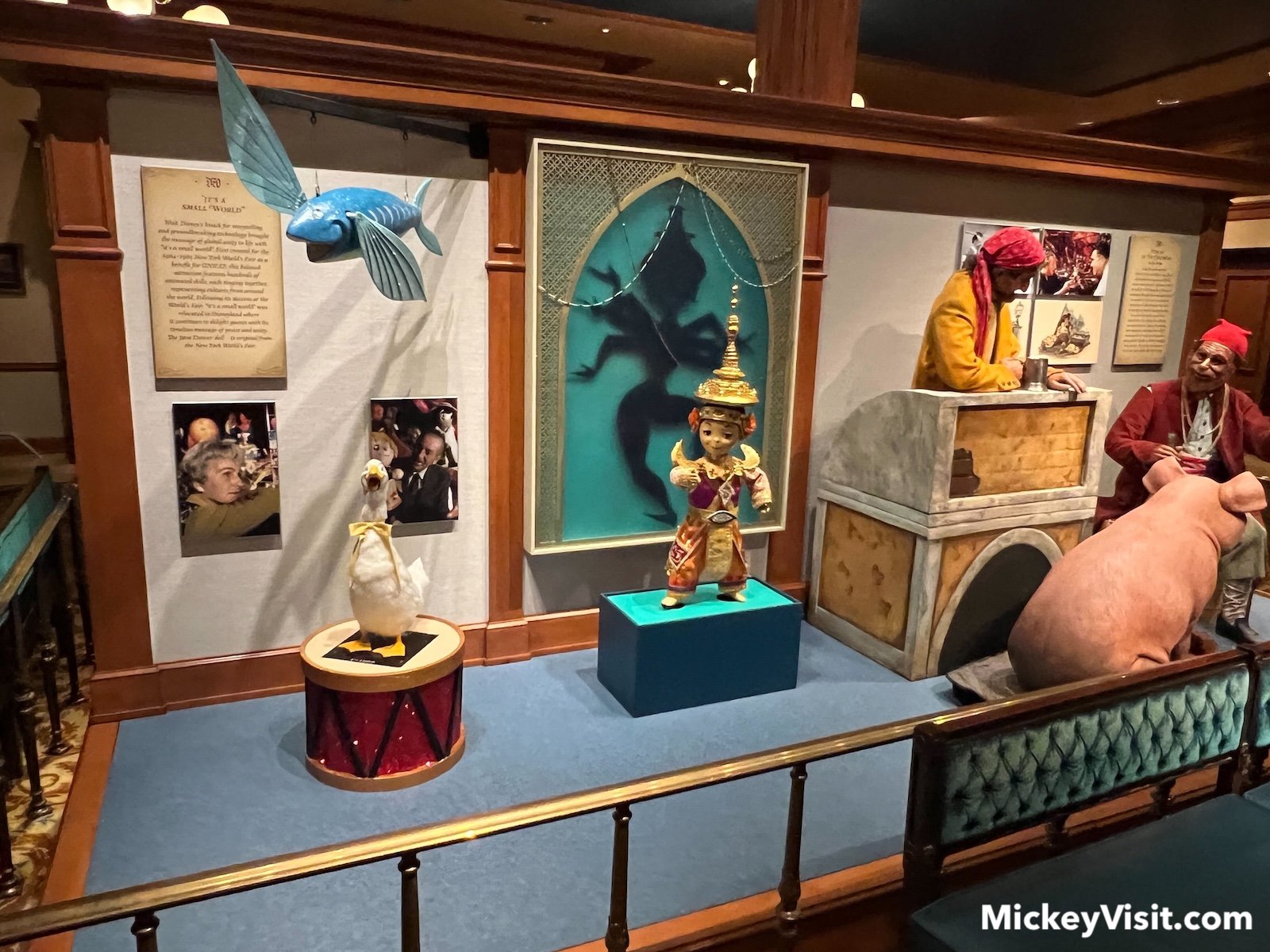 "it's a small world" exhibit in Main Street Opera House
