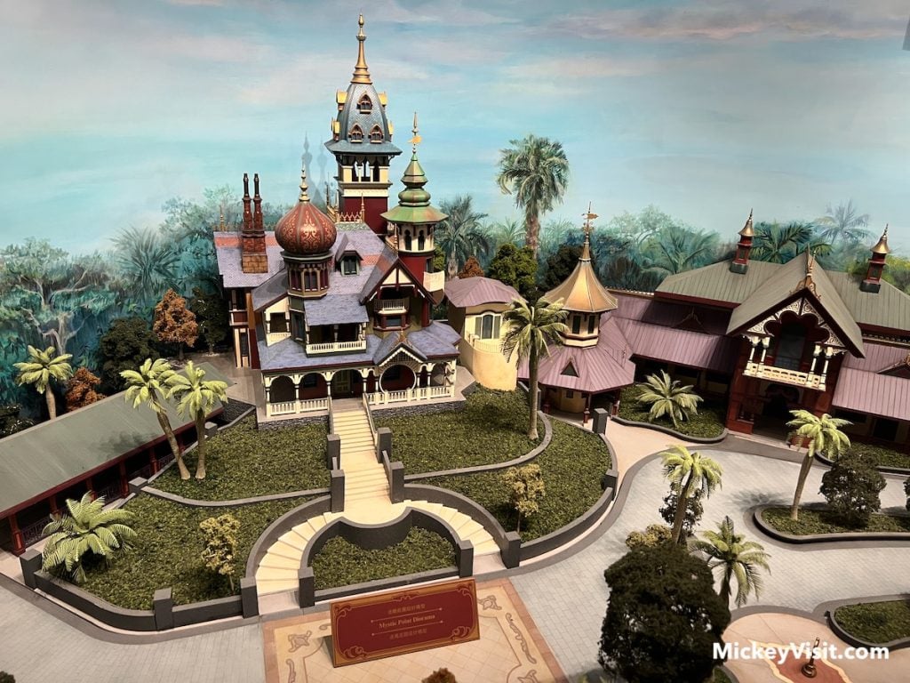 model of mystic manor disneyland hong kong