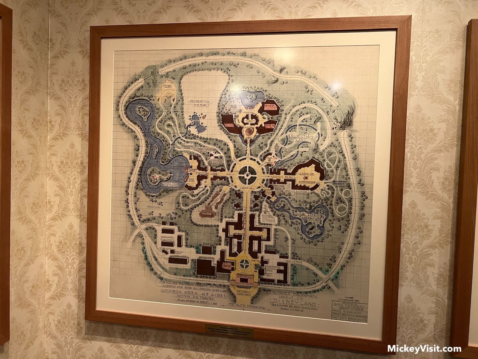 Disneyland preliminary plans 