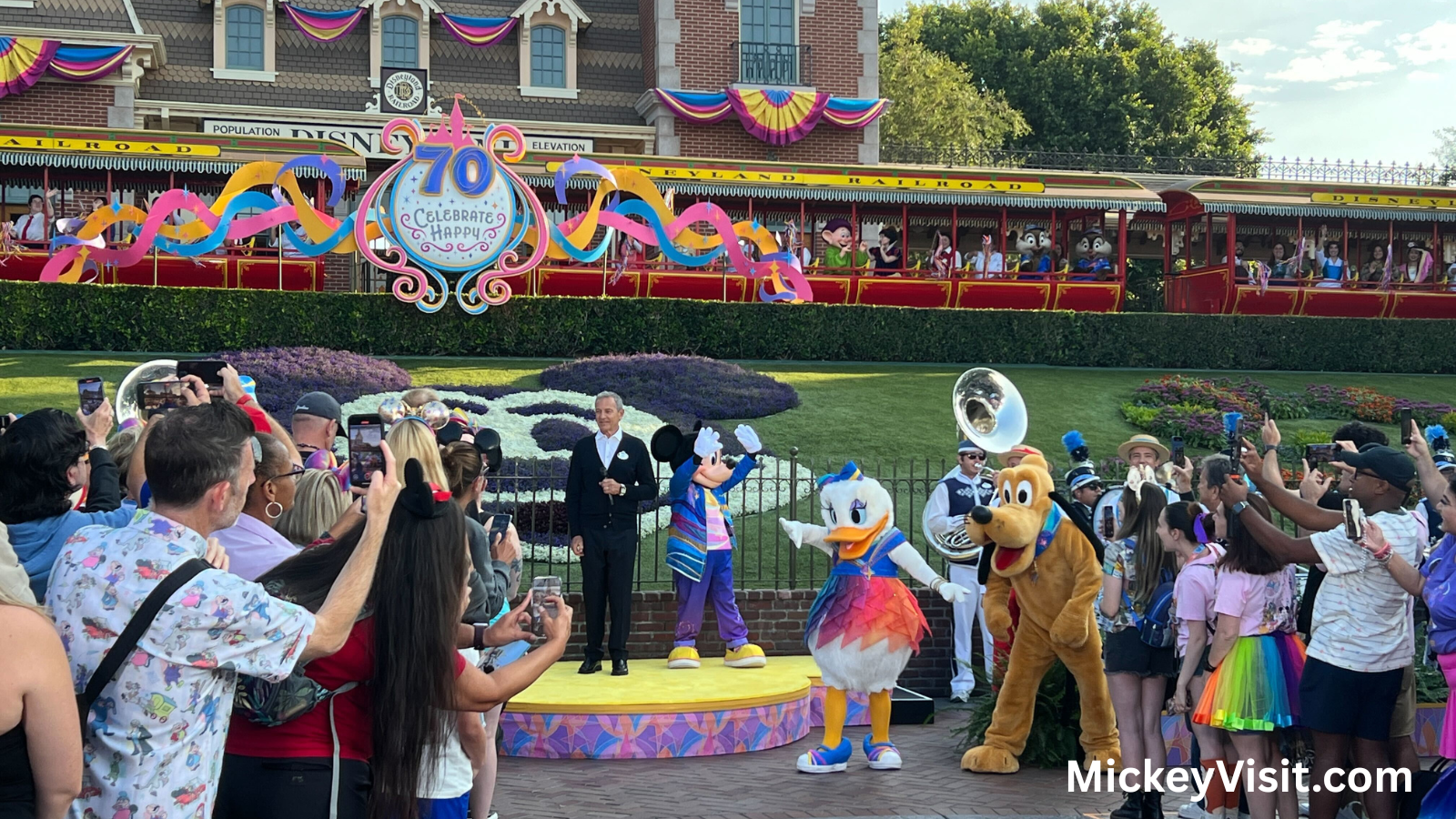 Disneyland 70th ceremony