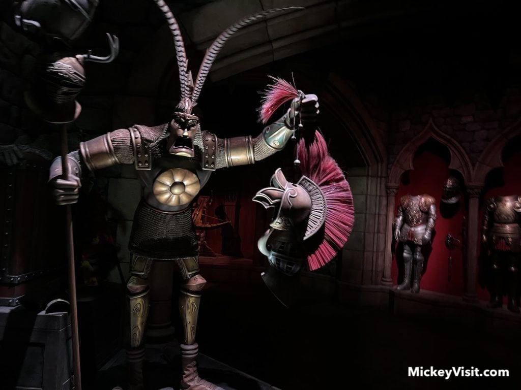 hong kong disneyland mystic manor ride scene