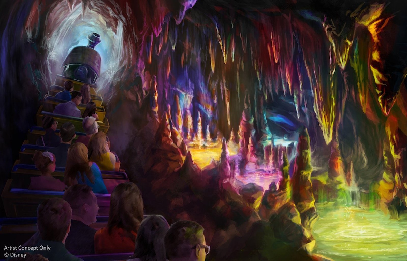 Rainbow Caverns Big Thunder Mountain Railroad