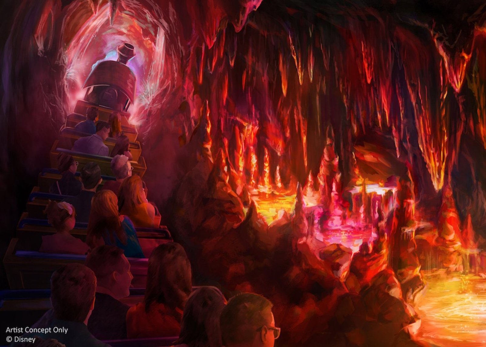 Big Thunder Mountain Railroad changes concept art
