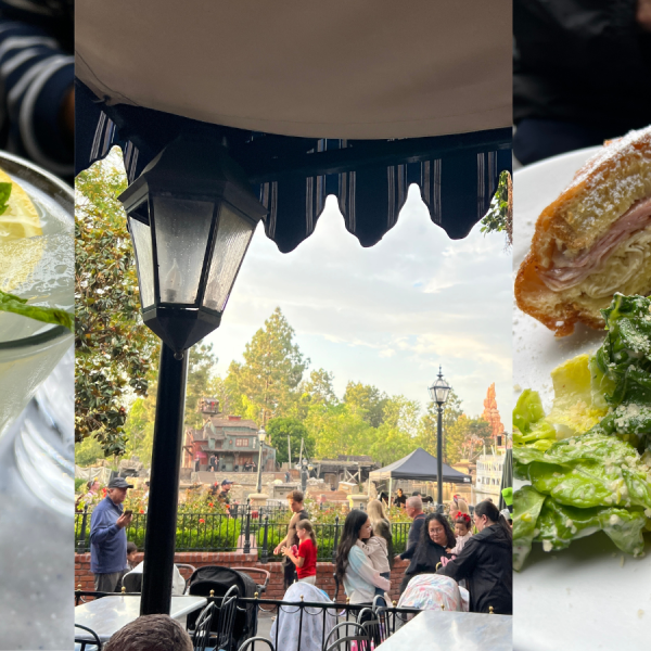 Cafe Orleans Mint Julep, view, and Monte Cristo