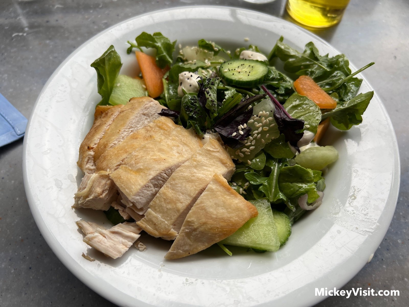 Cafe Orleans salad with chicken