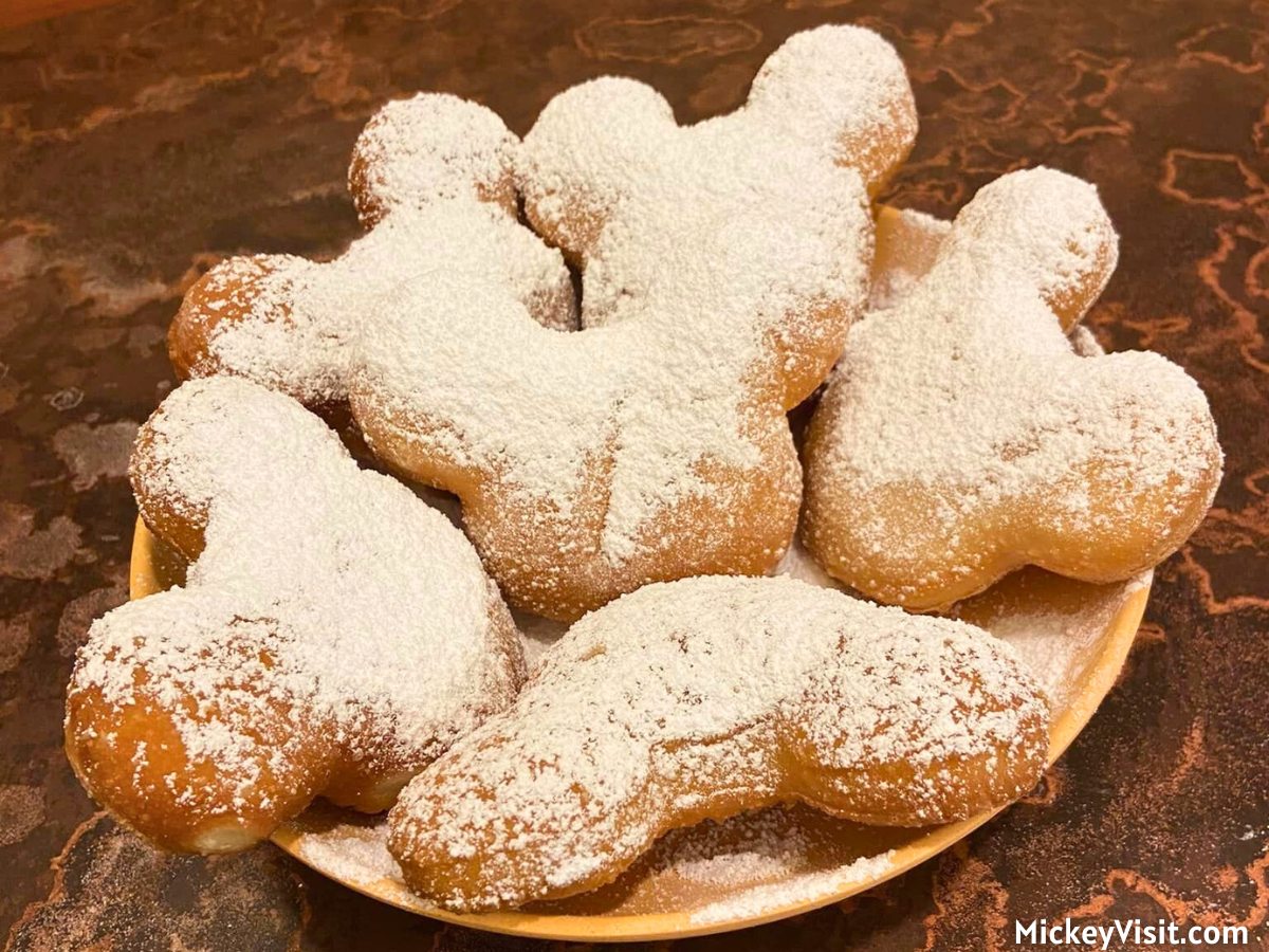 Mickey-shaped Beignets