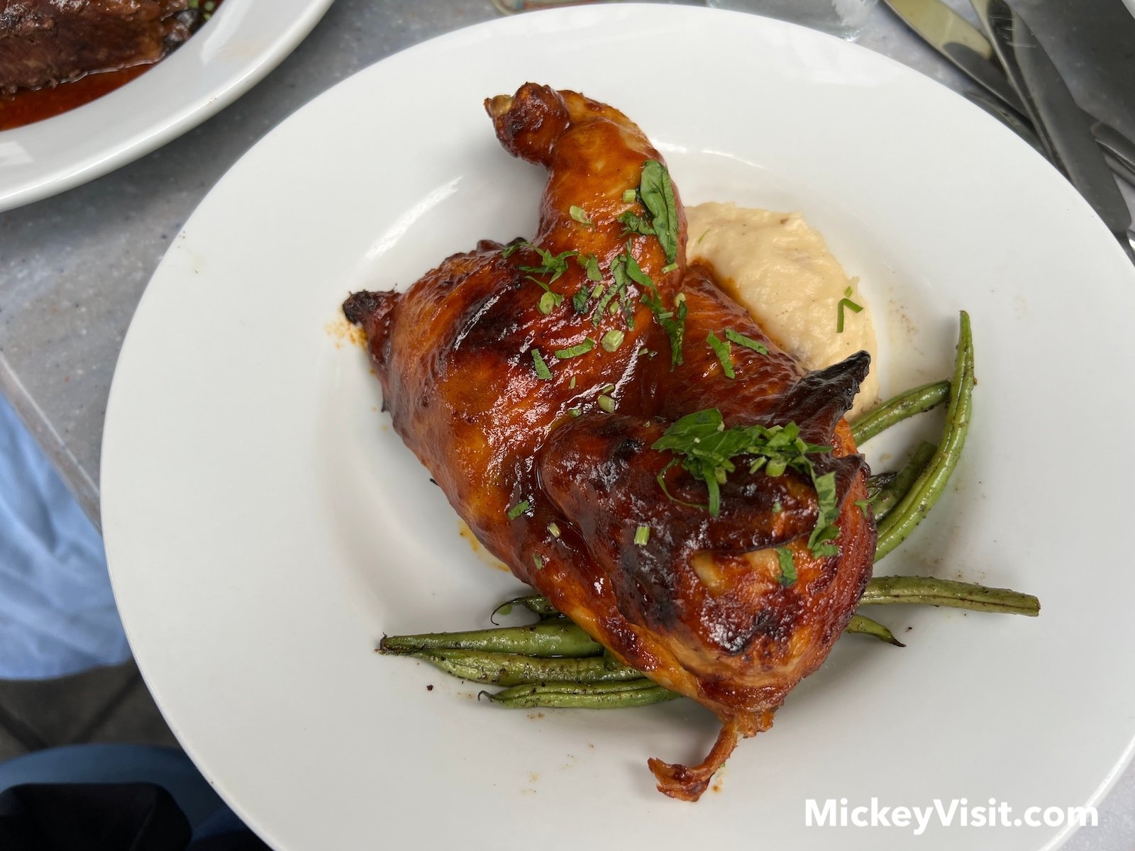 Cajun Butter Roasted Chicken at Cafe Orleans Disneyland