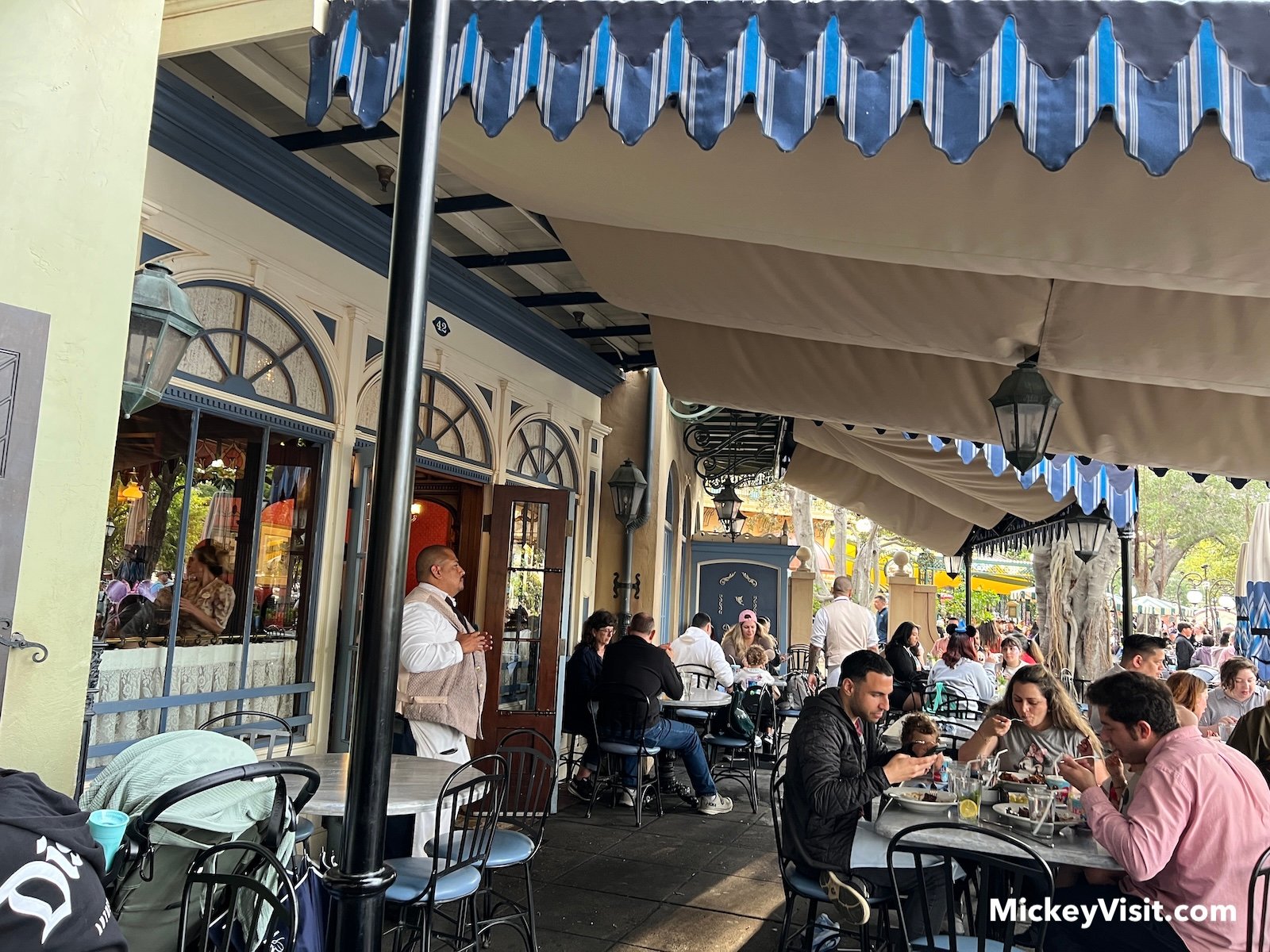Cafe Orleans patio Disneyland