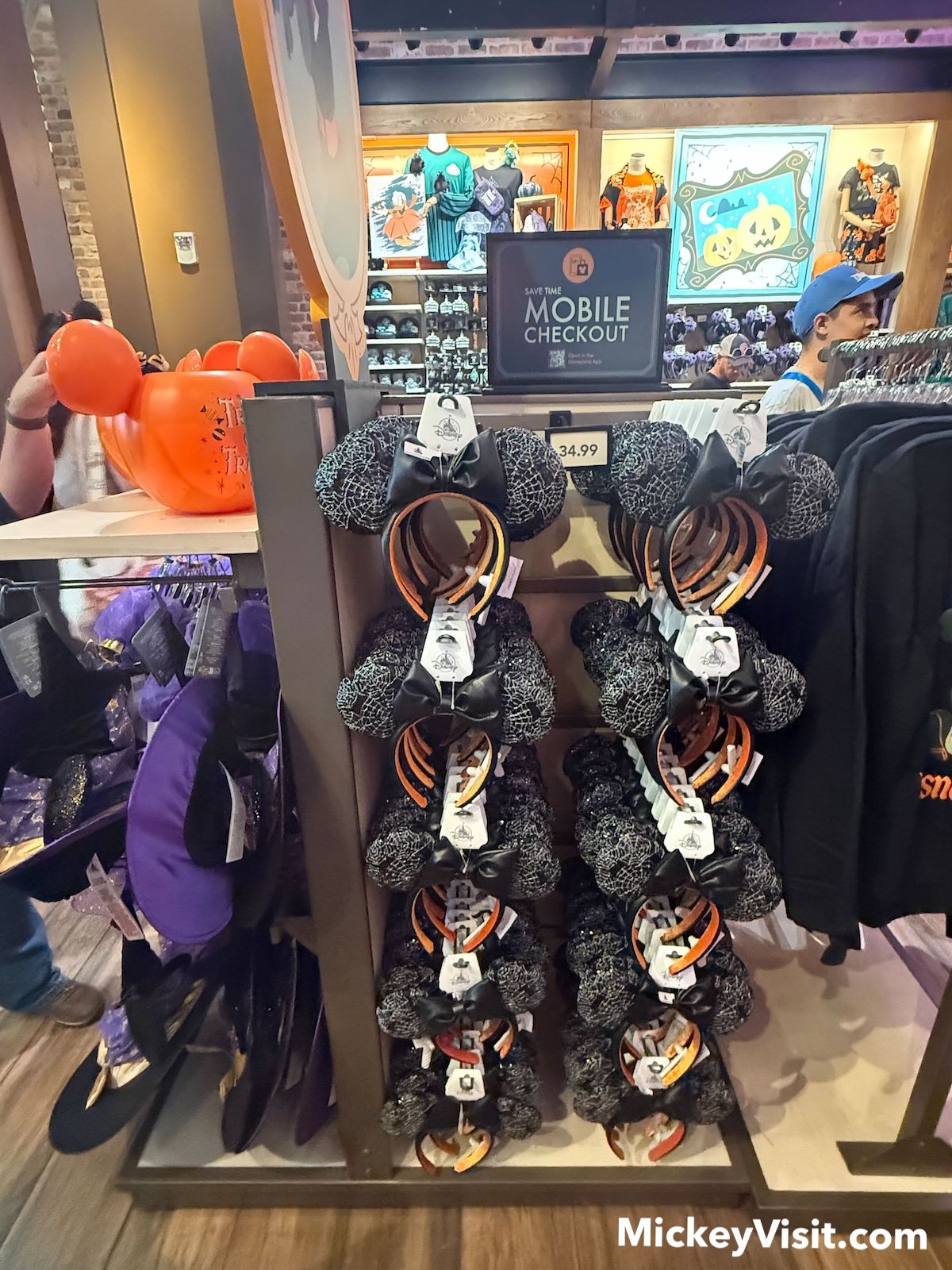 spiderweb headbands Halloween Disneyland merch