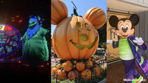 Disneyland Halloween Oogie Boogie, pumpkin, and Mickey