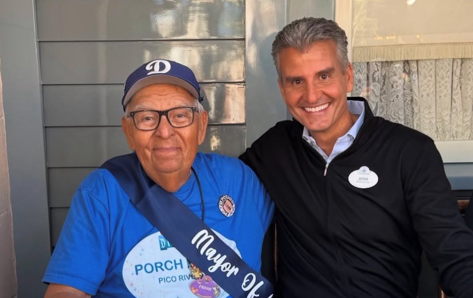 Josh D'Amaro and Frank at Disneyland