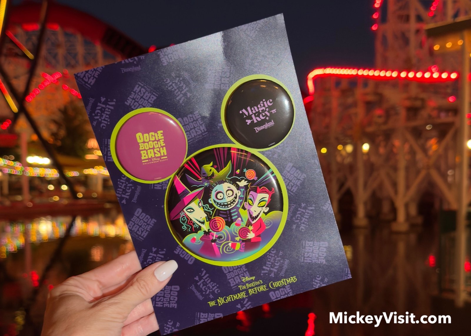 Magic Key buttons Oogie Boogie Bash