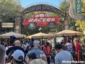 Radiator Springs Racers ride entrance