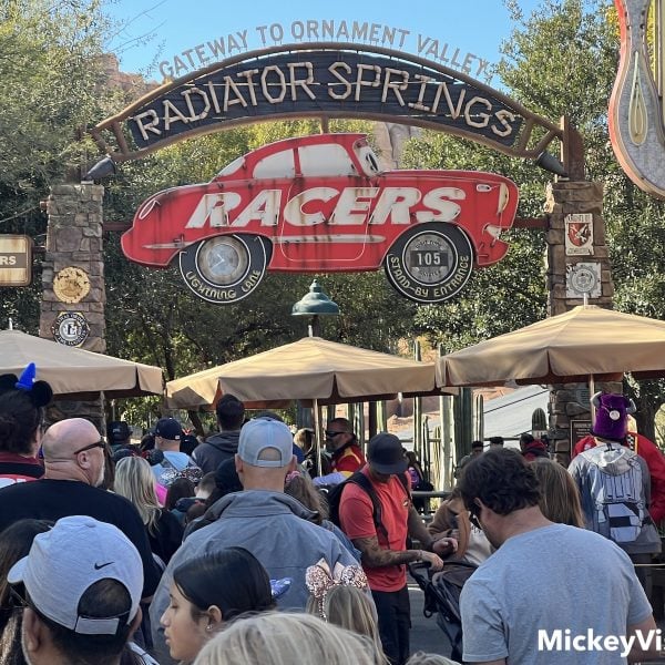 Radiator Springs Racers ride entrance