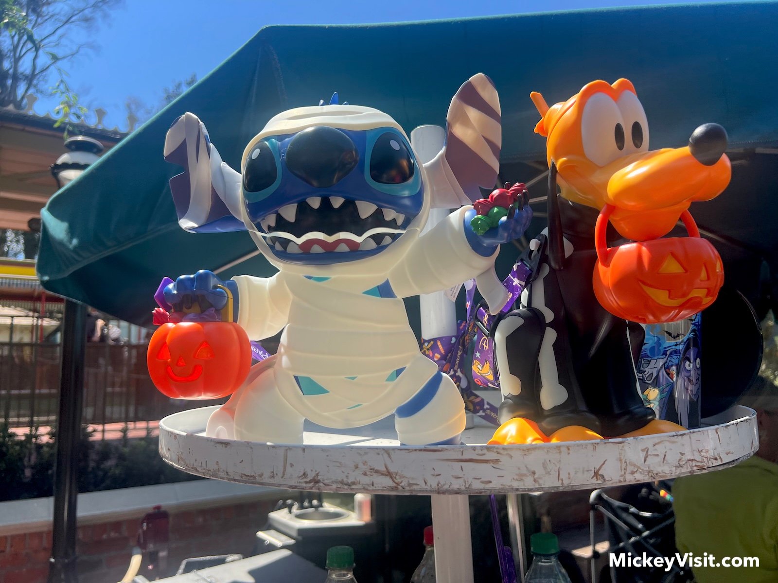 Disneyland Stitch and Pluto Halloween novelties