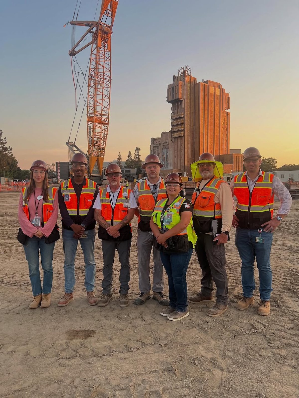 Imagineering at site of Disneyland Avengers Campus construction