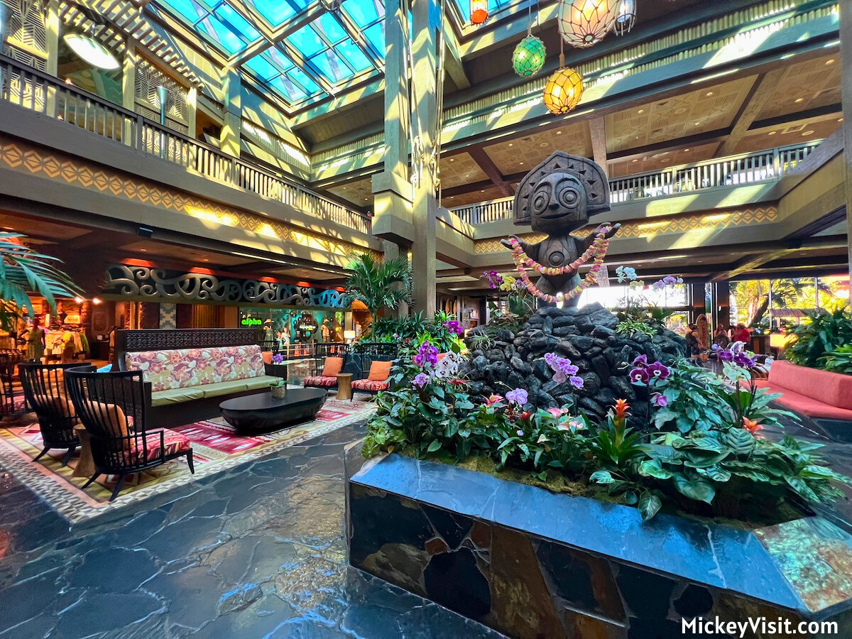 Disney's Polynesian Village Resort lobby