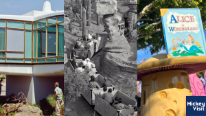 disneyland house of the future, mine train