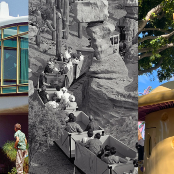 disneyland house of the future, mine train