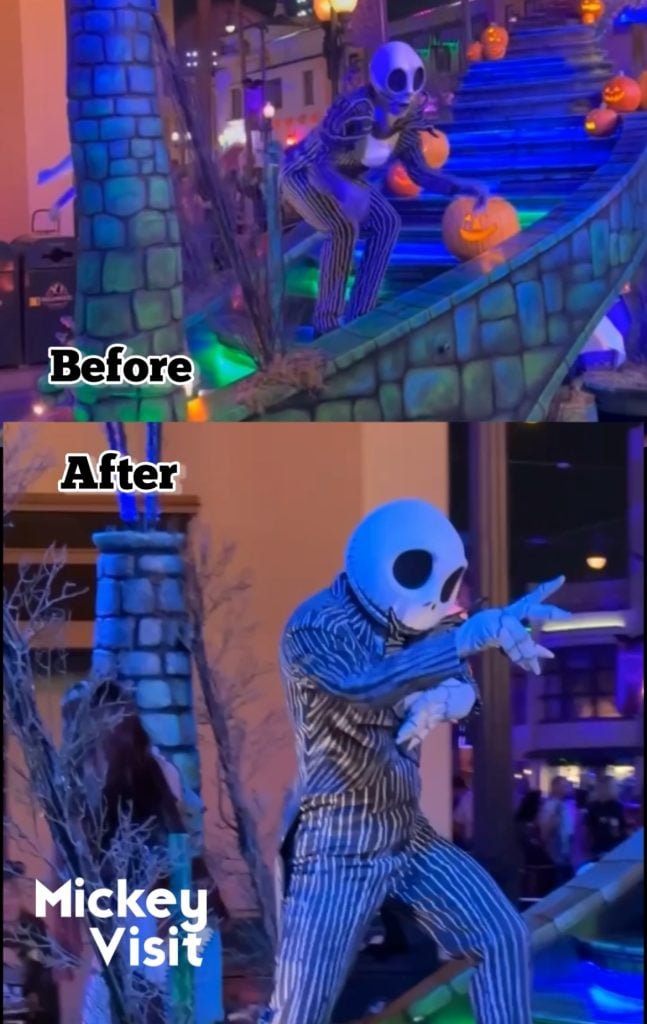 jack skellington face comparison oogie boogie bash